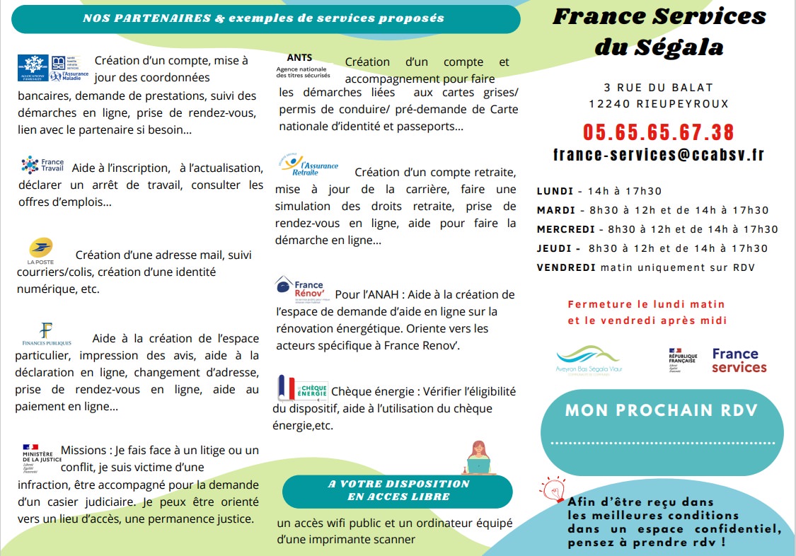 Lire la suite à propos de l’article France Services Aveyron Bas Ségala Viaur