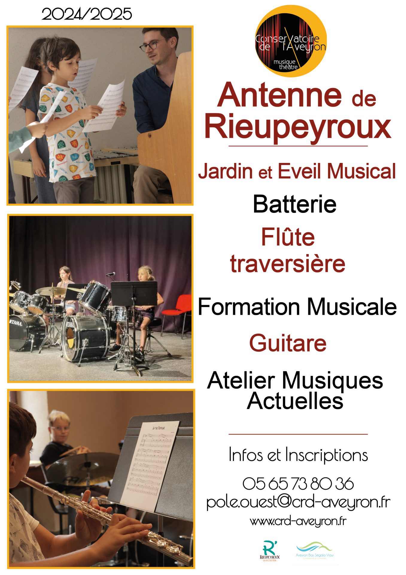 Lire la suite à propos de l’article Conservatoire – Antenne de Rieupeyroux