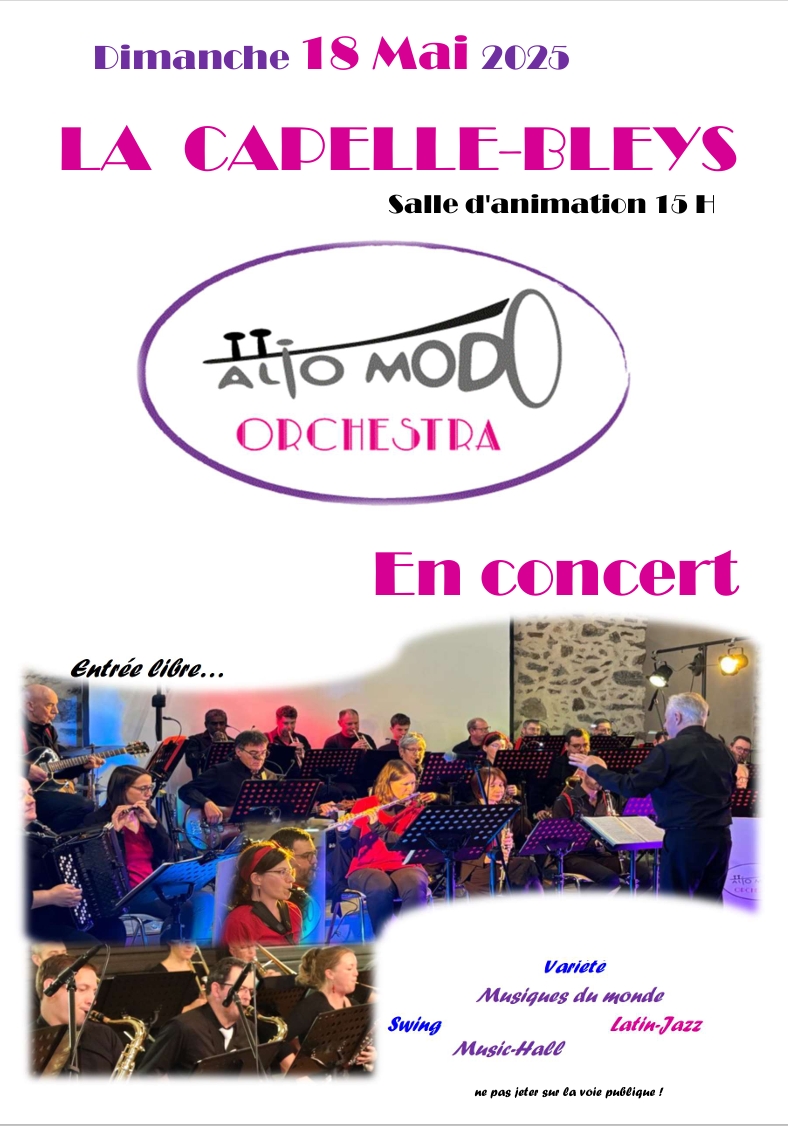 Lire la suite à propos de l’article Concert Alio Modo Orchestra