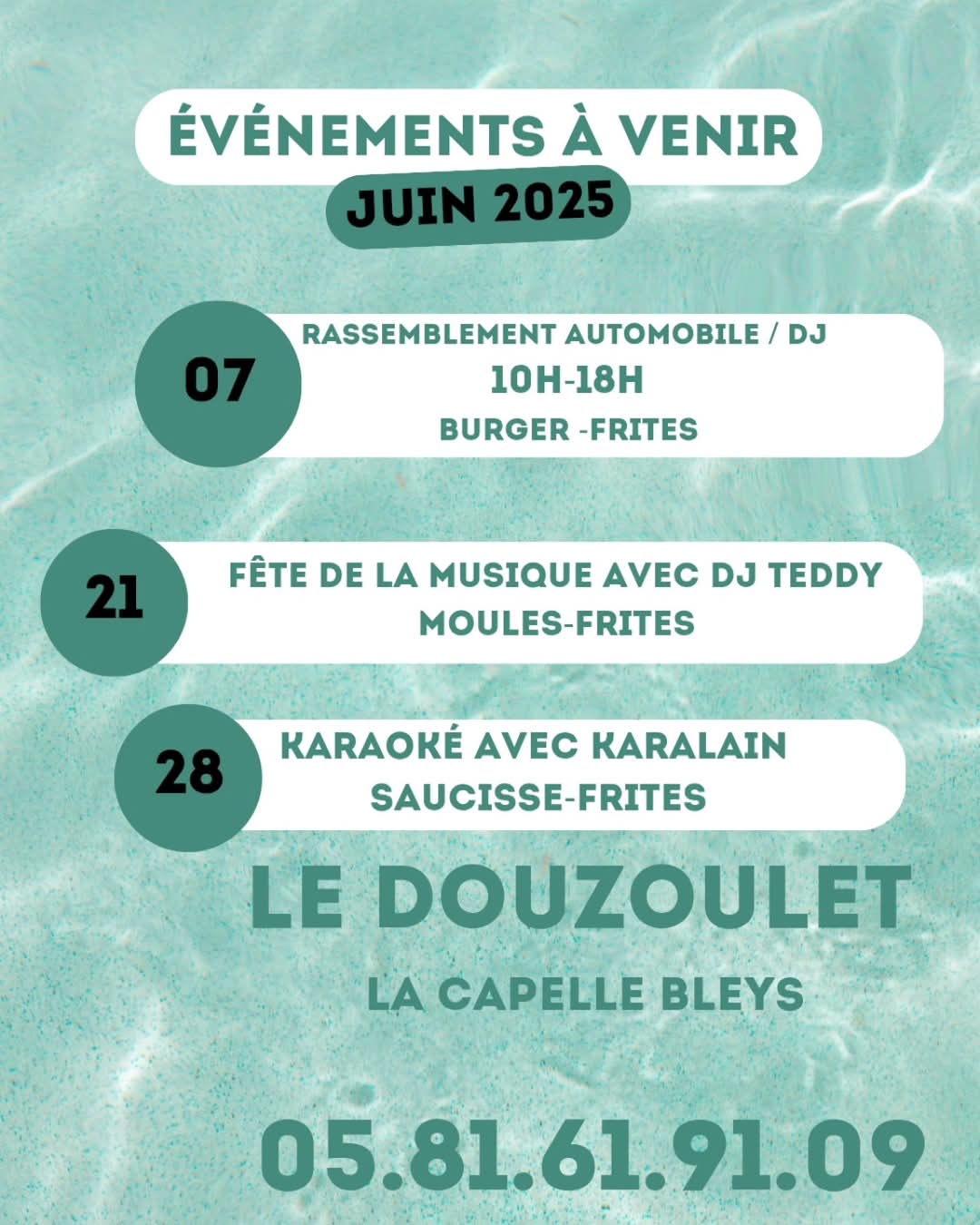 Lire la suite à propos de l’article Programmation Le Douzoulet