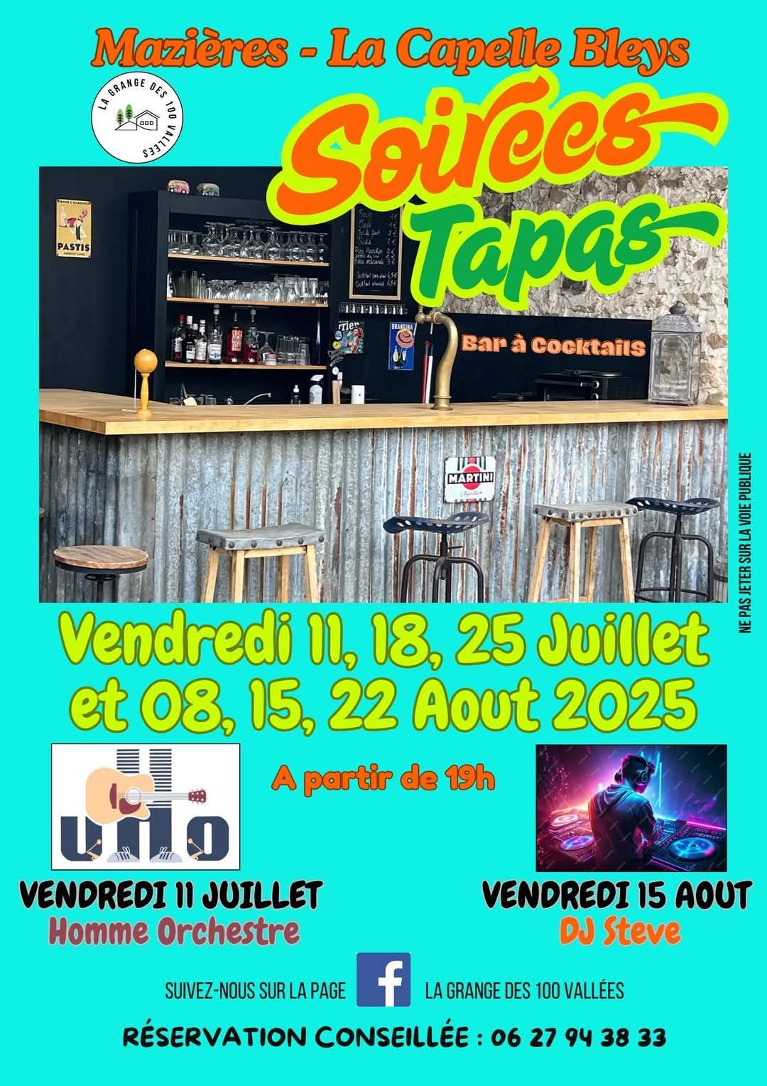 Lire la suite à propos de l’article Soirées Tapas